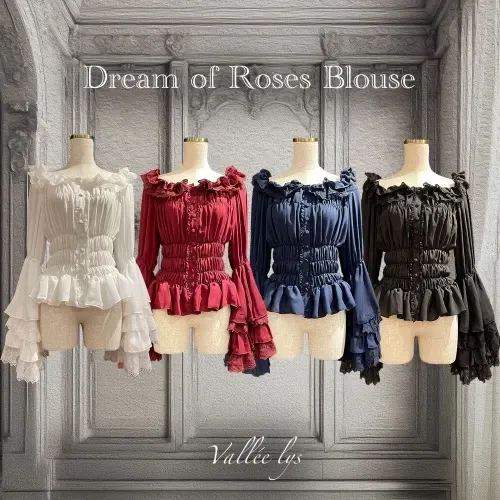 【Vallée lys】Dream of Roses Blouse　