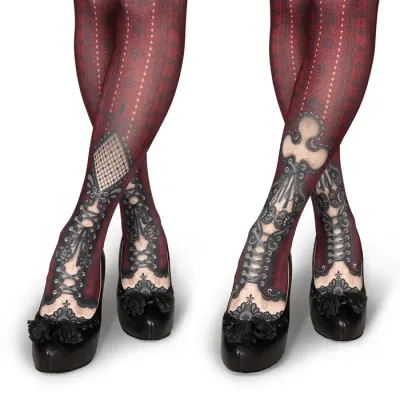 Ankle Decoration Diamond&amp;Club -Red-