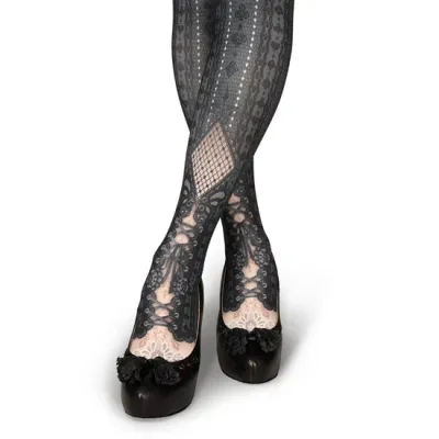 Ankle Decoration Diamond&amp;Club -Black-