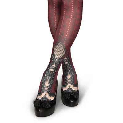 Ankle Decoration Diamond&amp;Club -Red-