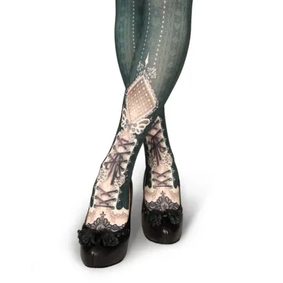 Ankle Decoration Diamond&amp;Club -Dark Green-