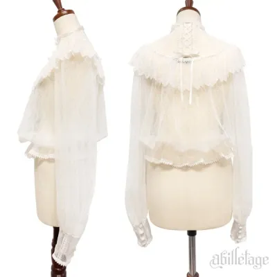 Noir Lace blouse White