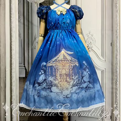 Phantom Merry-Go-Round Lighting Up the Night Sky Dress