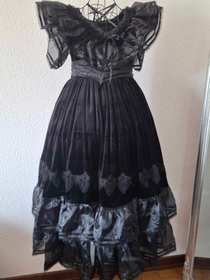 Luxury dark velour dress