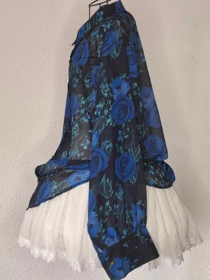 Blue rose shirt