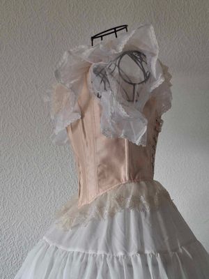Bustier corset tops beige