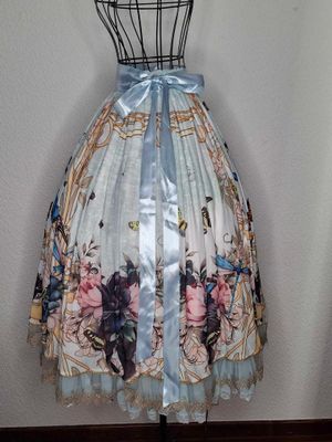 Mint Magic circle and flower lovers Skirt