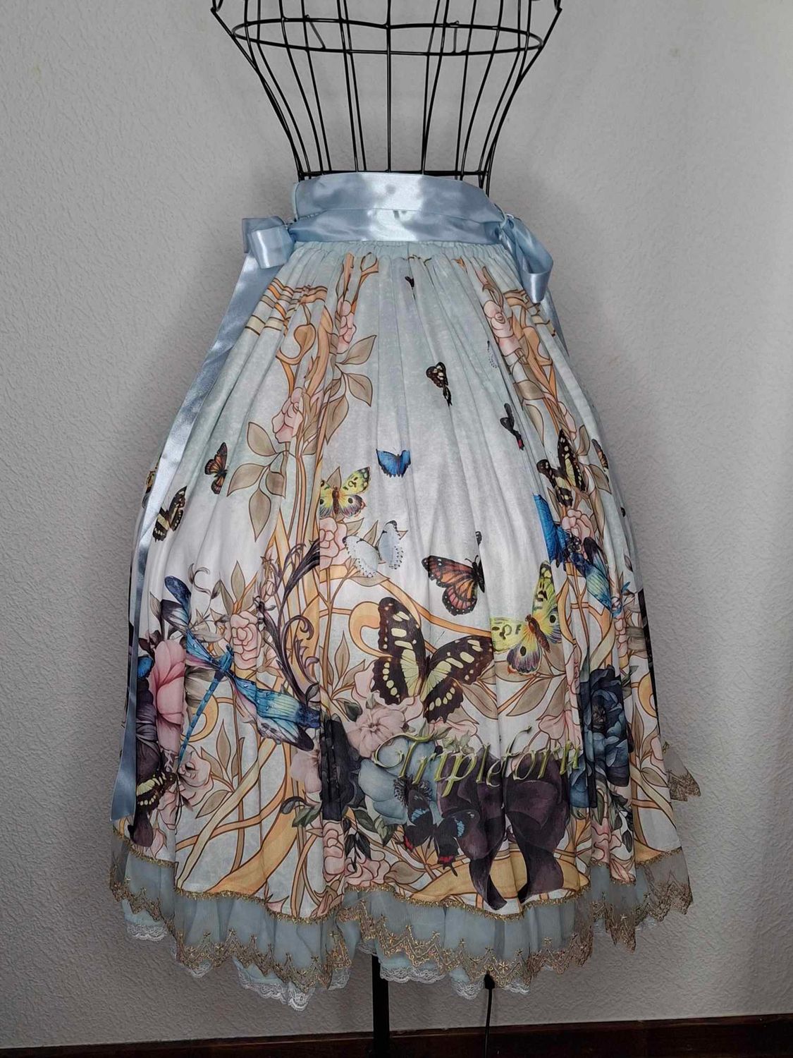 Mint Magic circle and flower lovers Skirt