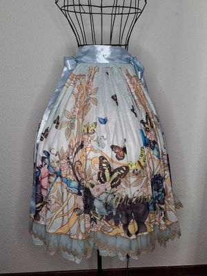 Mint Magic circle and flower lovers Skirt