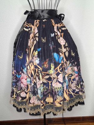 Dark Magic circle and Flower lovers Skirt