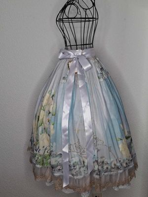 White Flowers Skirt