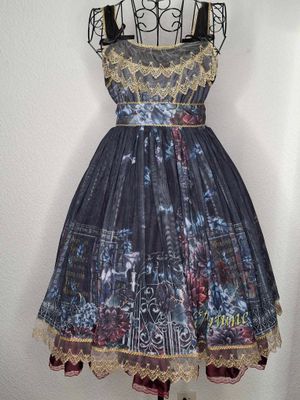 Dahlia and stained glass JSK
