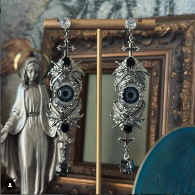 Gothic eyes piercing