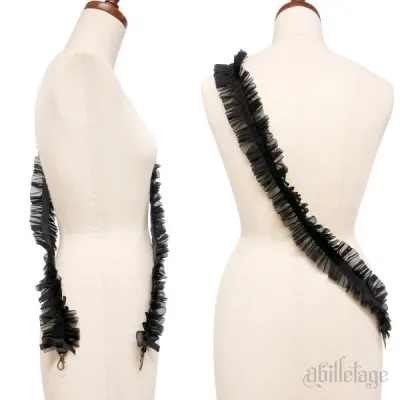 Tulle frill strap