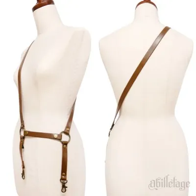 Fake Laether strap brown