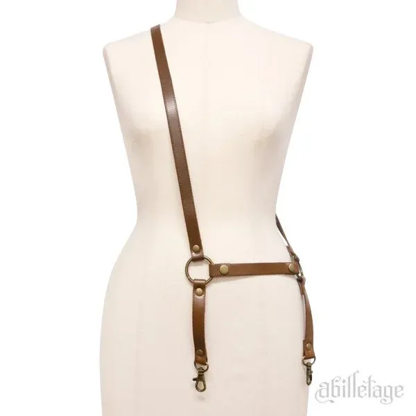 Fake Laether strap brown