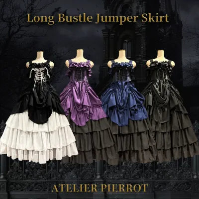 Long Bustle Jumper Skirt