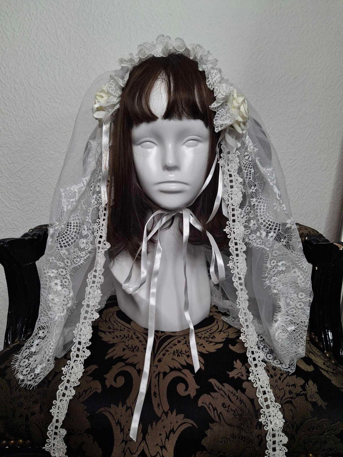 Rose elegant veil