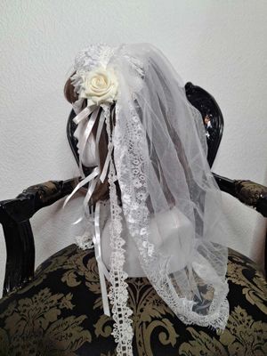 Rose elegant veil