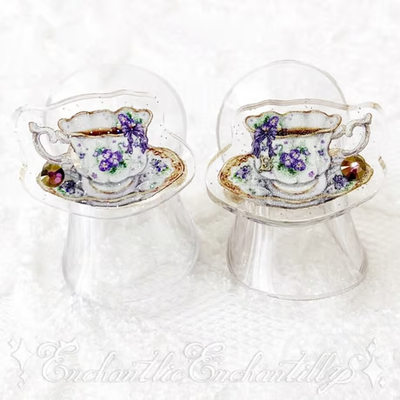 Dolled Up Ring Violet Tea Set