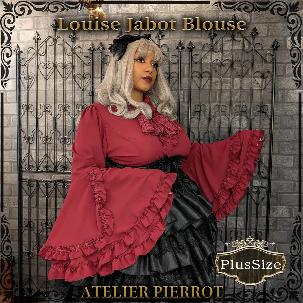Louise Jabot Blouse Plus size