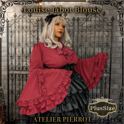 Louise Jabot Blouse Plus size