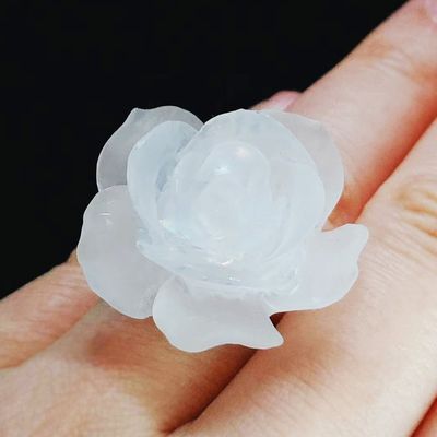 Ice rose ring
