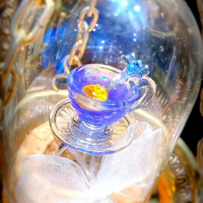 Magical tea ring butterfly pea