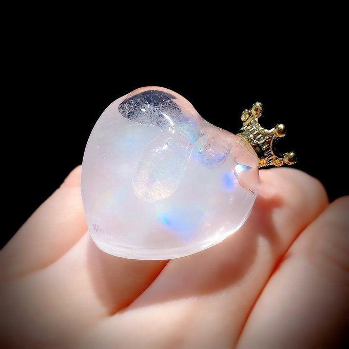 Frozen melty heart ice ring
