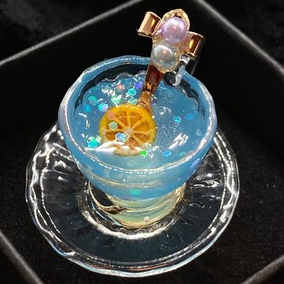 Magical tea ring butterfly pea