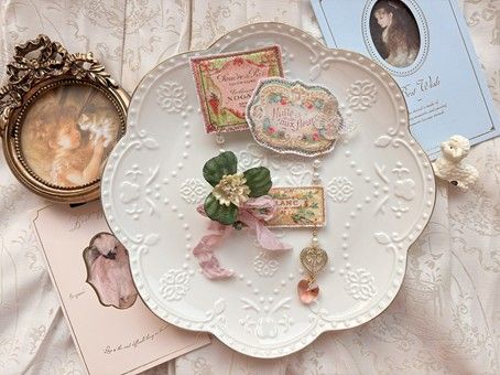 Vintage lavel series - Clover 2 way brooch -
