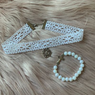 Choker with a Cross