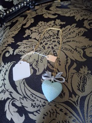 Ribbon and Macaron Heart necklace