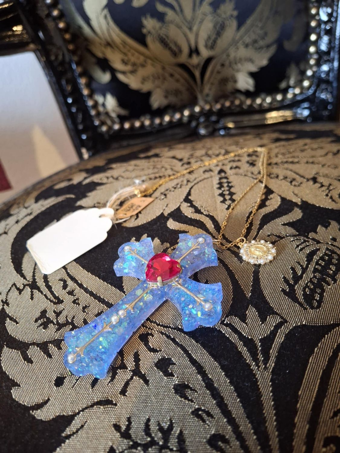 Rococo Decorative Cross pendant Type 2