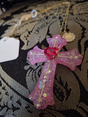Rococo Decorative Cross pendant Type 1