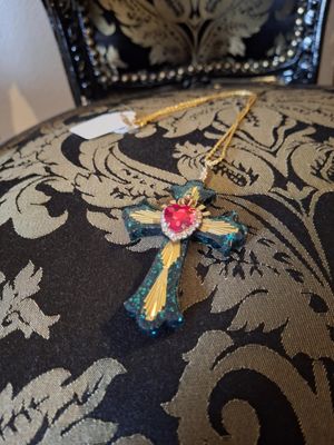 Rococo Decorative Cross pendant Type 7