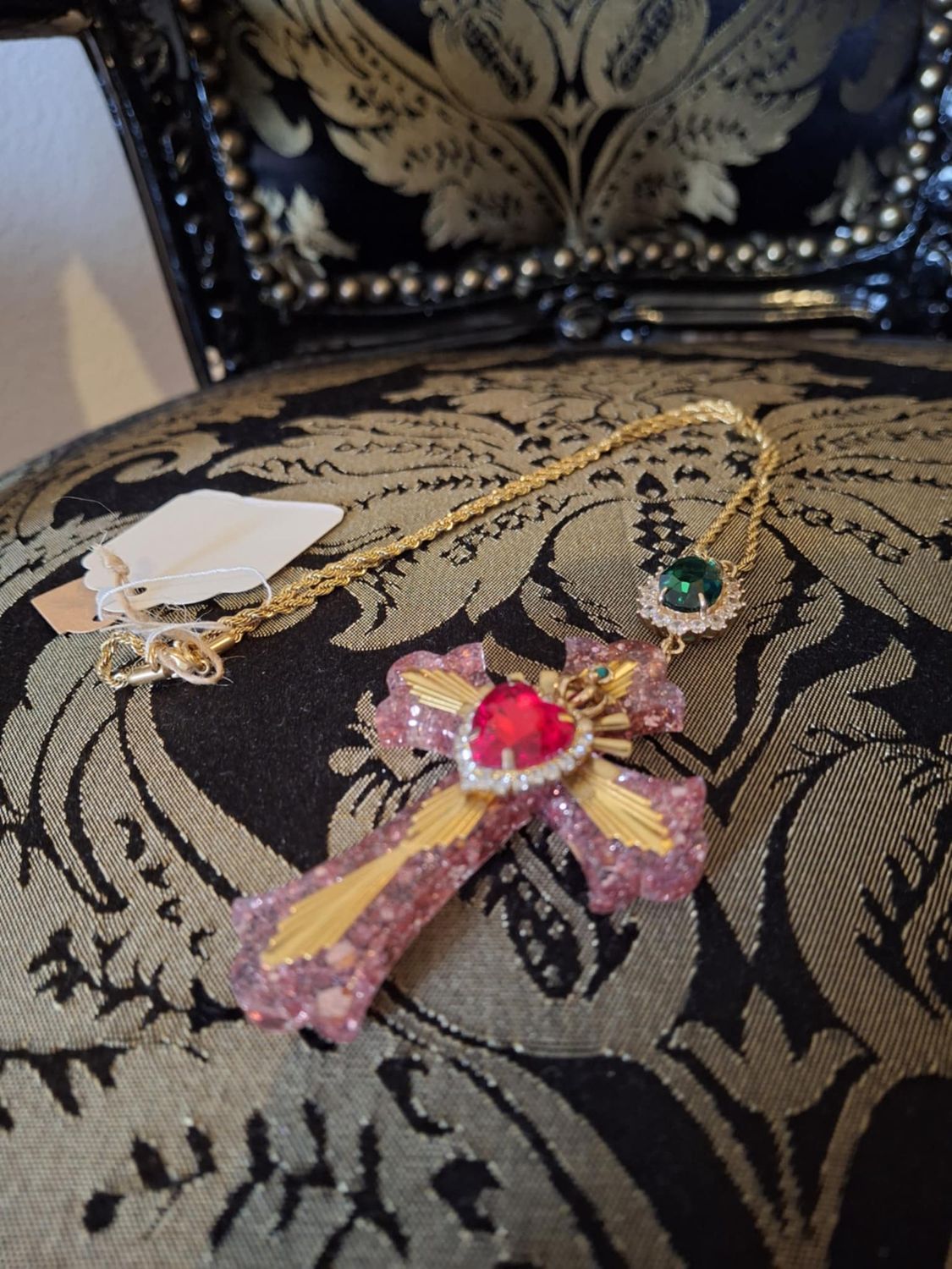 Rococo Decorative Cross pendant Type 6