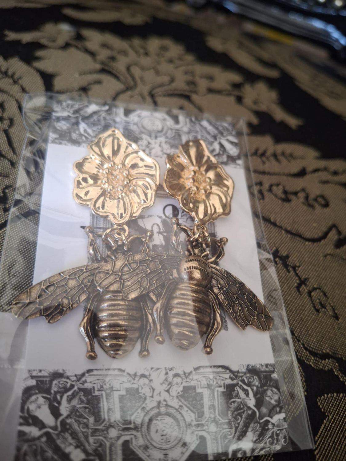 Flower and Bee piercing