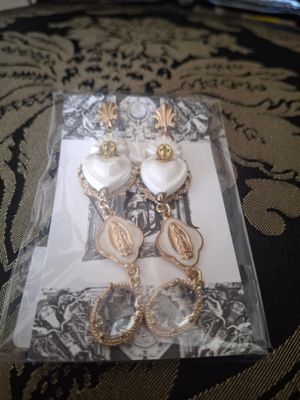 White Corazon piercing
