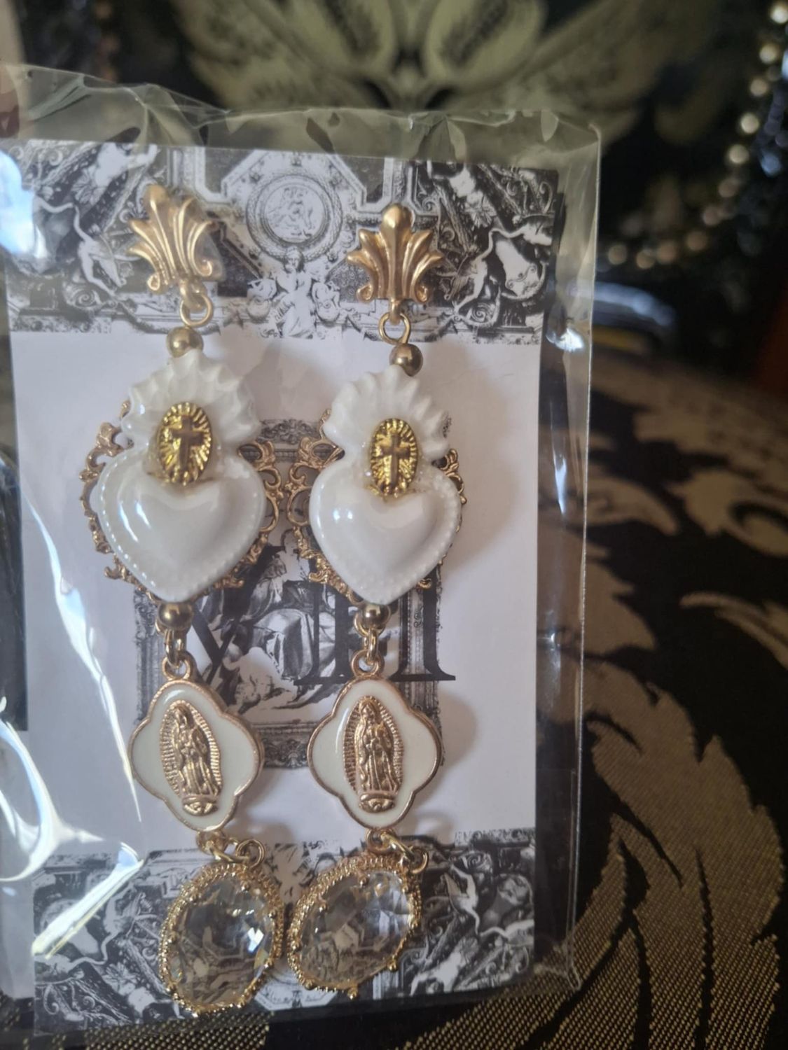 White Corazon piercing