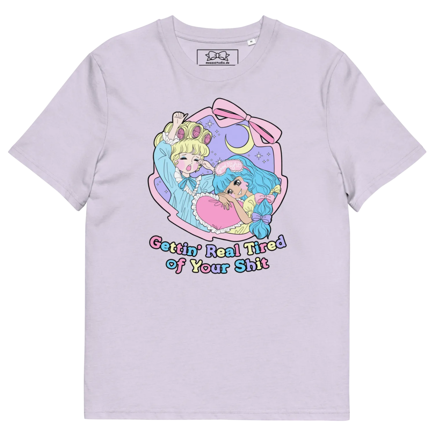 Gettin’ Real Tired of Your Shit organic cotton t-shirt