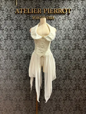 Irregular vest white