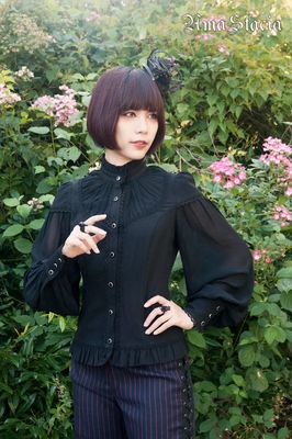 Morning Prayer plain blouse long sleeve