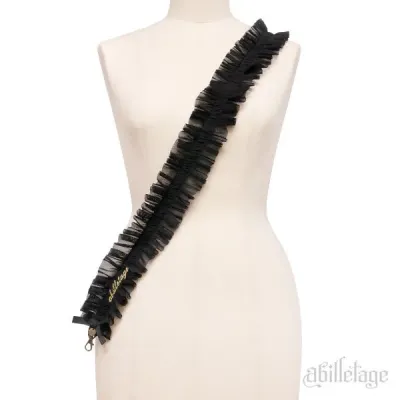 Tulle frill strap