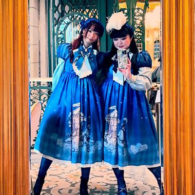 Phantom Merry-Go-Round Lighting Up the Night Sky Dress