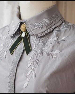 The ship sailling to Fairyland-Vines Embroidery Lolita blouse
