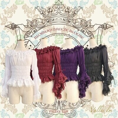 【Vallée lys】Blossom Breeze Blouse