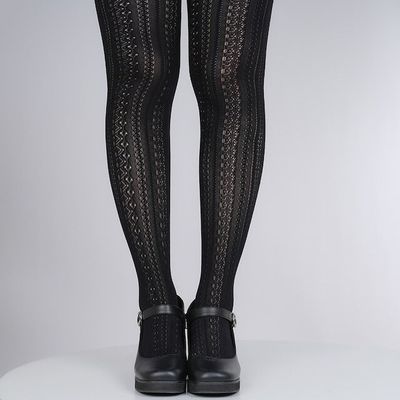 Line lace lace up tights