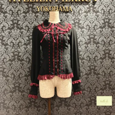 【Vallée lys】Dreams Ladder Lace Long Sleeved Blouse