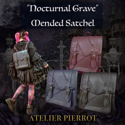 “Nocturnal Grave”Mended Satchel